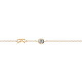Letter Diamond Bracelet - PRMAL