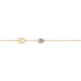 Letter Diamond Bracelet - PRMAL