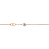Letter Diamond Bracelet - PRMAL