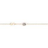 Letter Diamond Bracelet - PRMAL
