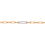 Pave Clip Link Bracelet - PRMAL