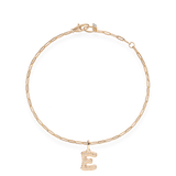 Pave Dome Letter E Bracelet - PRMAL