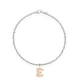 Pave Dome Letter E Bracelet - PRMAL