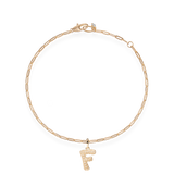 Pave Dome Letter Bracelet - PRMAL