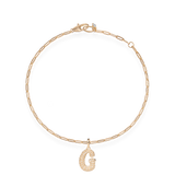 Pave Dome Letter Bracelet - PRMAL