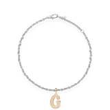 Pave Dome Letter G Bracelet - PRMAL