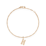 Pave Dome Letter Bracelet - PRMAL