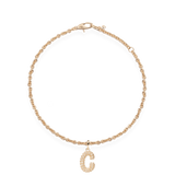 Pave Dome Letter Bracelet - PRMAL