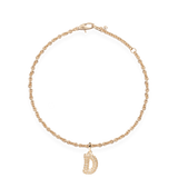 Pave Dome Letter Bracelet - PRMAL