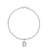 Pave Dome Letter Bracelet - PRMAL