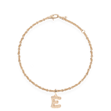 Pave Dome Letter E Bracelet - PRMAL