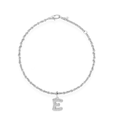 Pave Dome Letter Bracelet