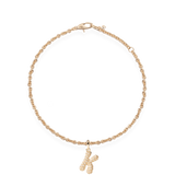 Pave Dome Letter Bracelet