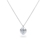Facet 1ct Oval Necklace