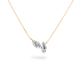 Pear Marquise Duo Necklace