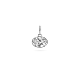 2ct Oval Diamond Charm - PRMAL