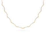 Trace Wave Eternity Choker Necklace - PRMAL