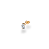 Facet 0.5ct Pear Stud - PRMAL