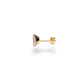 Facet 0.5ct Pear Stud - PRMAL