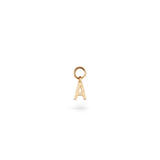 Letter Hoop Charm - PRMAL