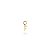 Letter Hoop Charm - PRMAL