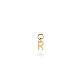 Letter Hoop Charm - PRMAL