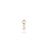 Letter Hoop Charm - PRMAL