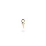 Letter Hoop Charm - PRMAL