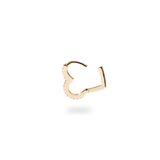 Heart Hoop Earring S - PRMAL