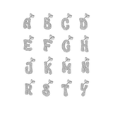 Pave Dome Letter Earring - PRMAL