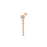 Tennis Chain Drop Earring - PRMAL