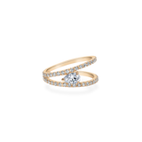 Frost Pear Inset Ring - PRMAL