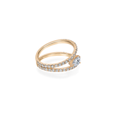 Frost Pear Inset Ring - PRMAL