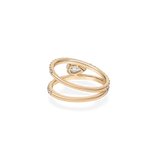 Frost Pear Inset Ring - PRMAL