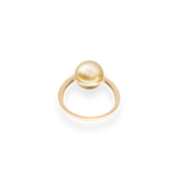 Golden Pearl Oval Ring - PRMAL