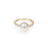 Pearl Oval Bold Ring - PRMAL