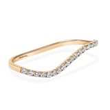Bold Wave Double Finger Ring - PRMAL