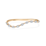 Marquise Wave Double Finger Ring - PRMAL
