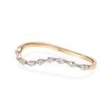 Marquise Wave Double Finger Ring - PRMAL