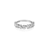 Oval Half Eternity Ring - PRMAL