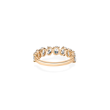 Oval Half Eternity Ring - PRMAL