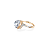 Infinity 2ct Pear Twin Wave Ring - PRMAL