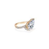 Infinity 2ct Pear Twin Wave Ring - PRMAL