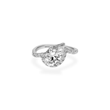 Infinity 2ct Pear Twin Wave Ring - PRMAL