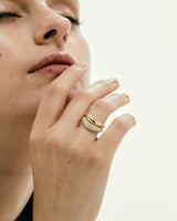 Pave Wave Dome Ring - PRMAL
