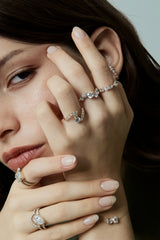 Infinity Massive Wave Diamond Ring - PRMAL