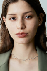 Trace Wave Eternity Choker Necklace - PRMAL