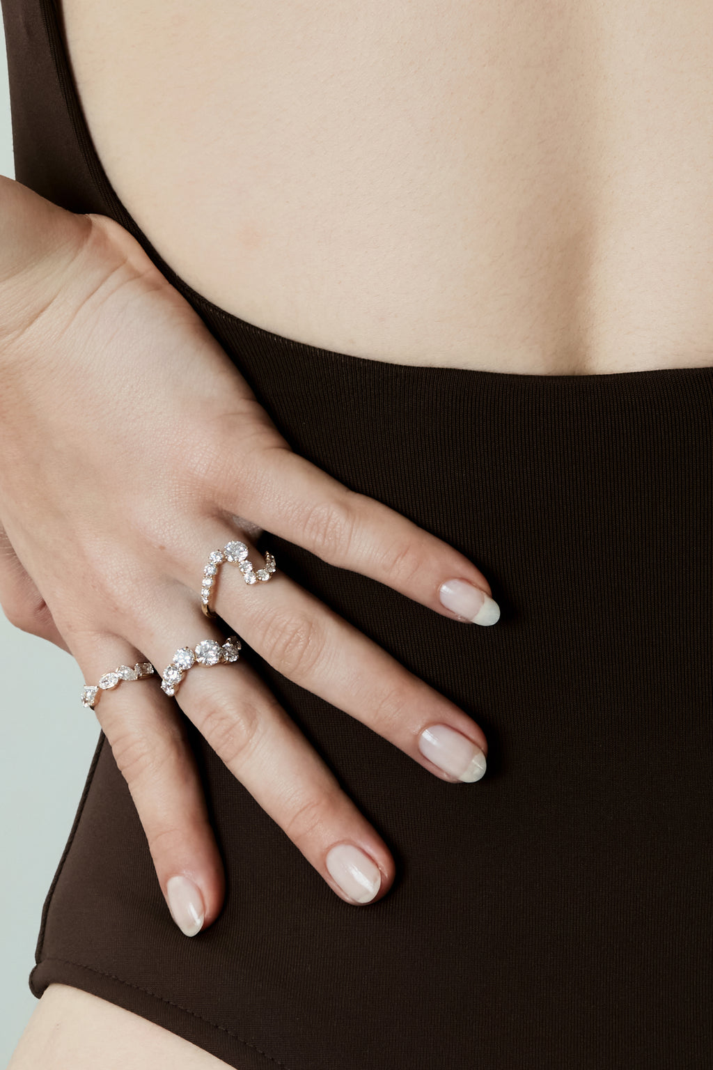 Infinity Massive Wave Diamond Ring - PRMAL