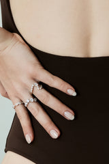 Infinity Massive Wave Diamond Ring - PRMAL