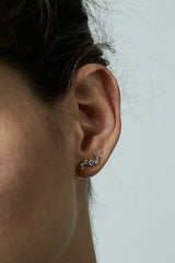 Lapse Diamond Wave Earring - PRMAL
